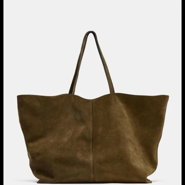 The Row Women's Tote bags - Brown/Tan in brown|neutral|red from Depop, photo 1 of 1