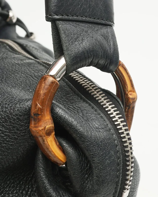 Gucci Jungle Bamboo Hobo Bag in Caviar leather from A Retro Tale, photo 8 of 13