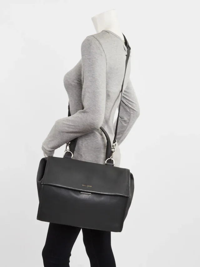 Balenciaga Grey Calfskin Leather Tool Satchel Bag in Grey Calfskin from Yoogis, photo 2 of 12