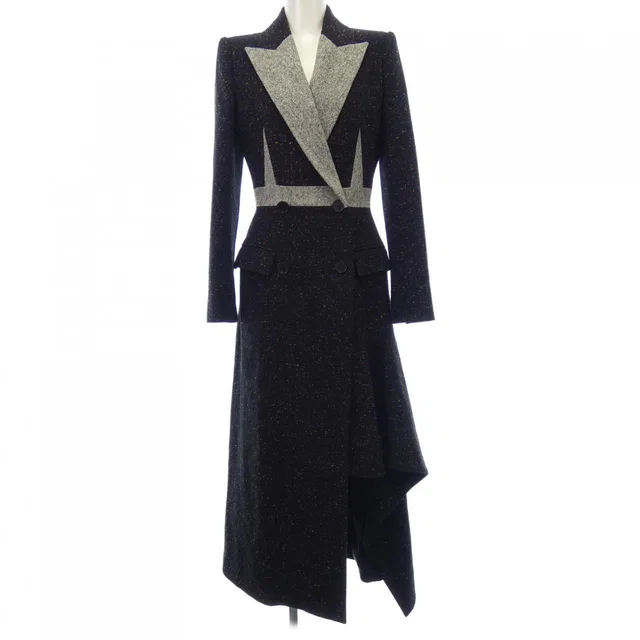 Alexander McQueen Wool Coat in Wool from LuxUness