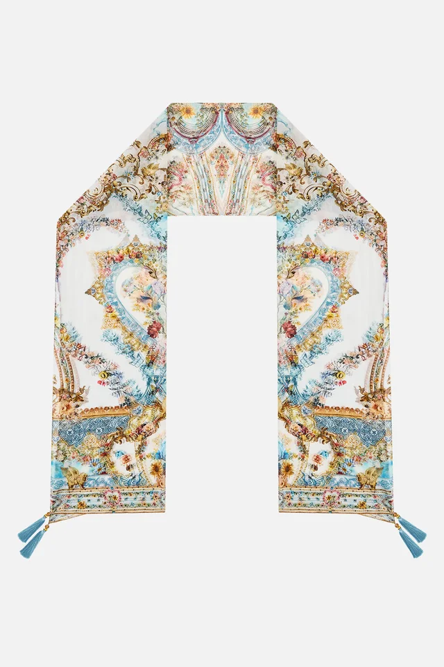 Camilla eBoutique LONG SILK CRINKLE CHIFFON SCARF SEVILLE SWEETHEART from CAMILLA, photo 1 of 1