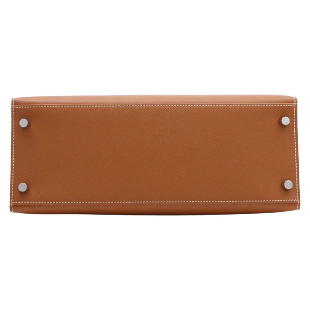 Hermès 2009 Kelly 28 Gold in Gold Epsom leather from VINTAGE QOO TOKYO, photo 7 of 18