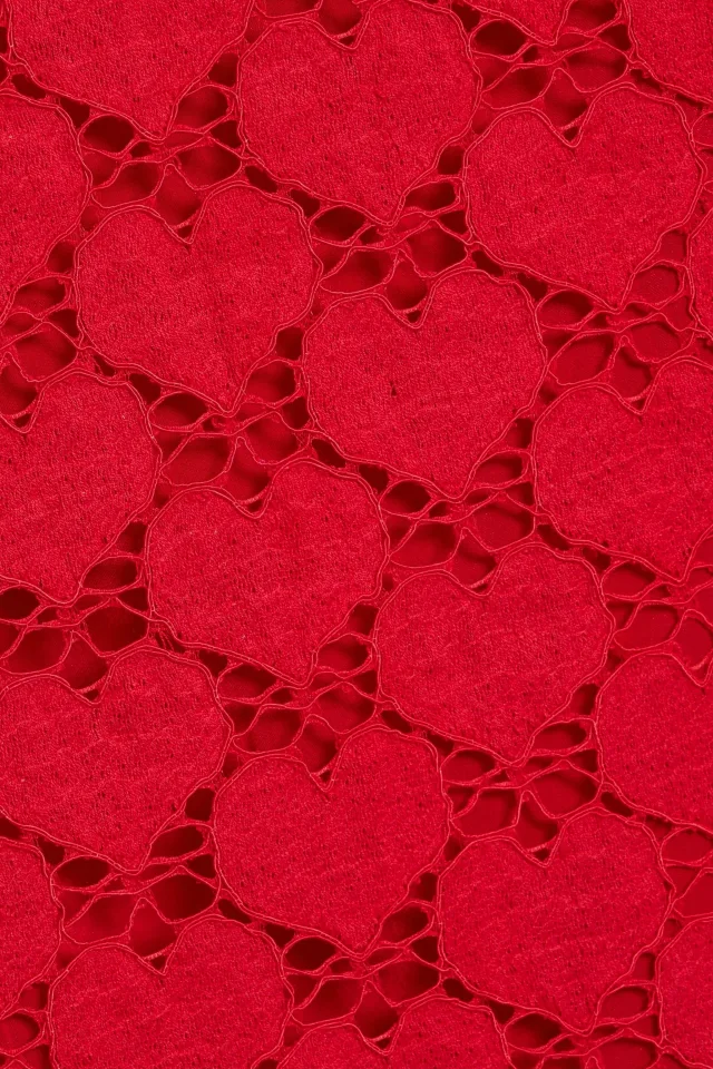 Valentino Garavani Scalloped Lace Mini Dress in Red, photo 4 of 4 from THE OUTNET