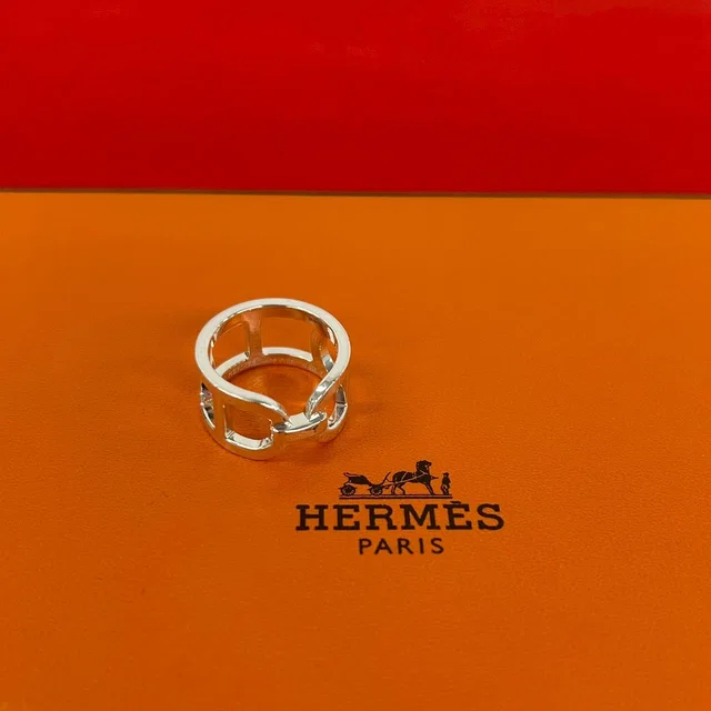 Hermès Vintage Chaine D'Ancre Ring 925 Sterling Silver in Silver from The Reluxe