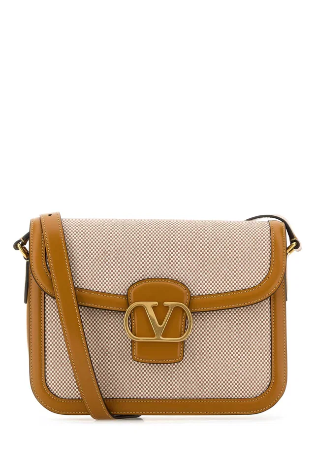 Valentino Garavani Shoulder Bag — Brown in Brown Woven leather from HEWI