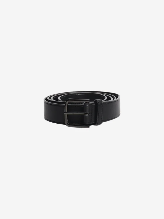 Max Mara Black leather belt in Black Leather from Sign of the Times