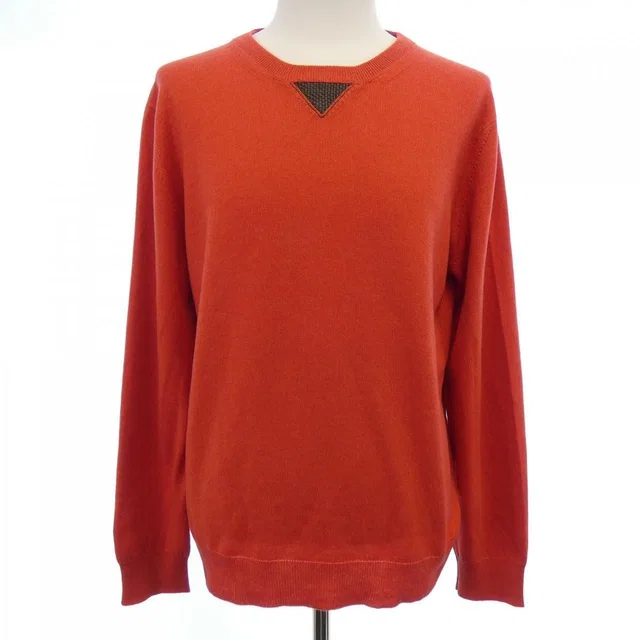 Hermès Knit Sweater Cashmere Red in Red Cashmere from The Reluxe