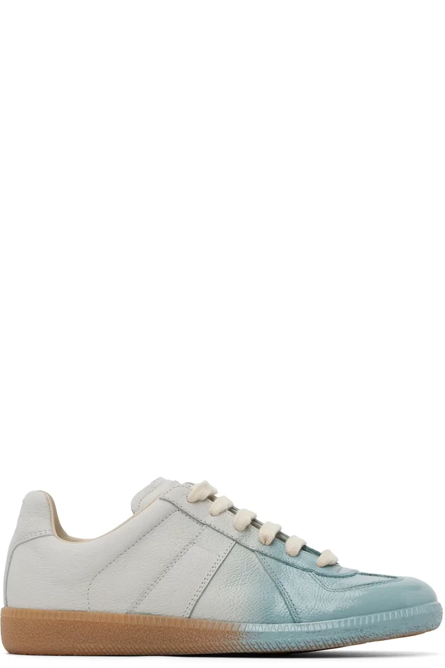 Gray & Blue Replica Sneakers