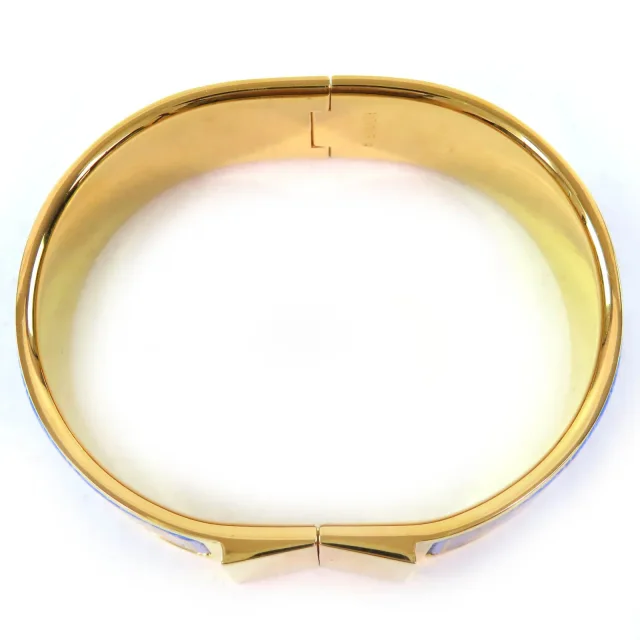 Hermès Cloisonne Enamel Bracelet in Multicolor Enamel from LuxUness, photo 6 of 9