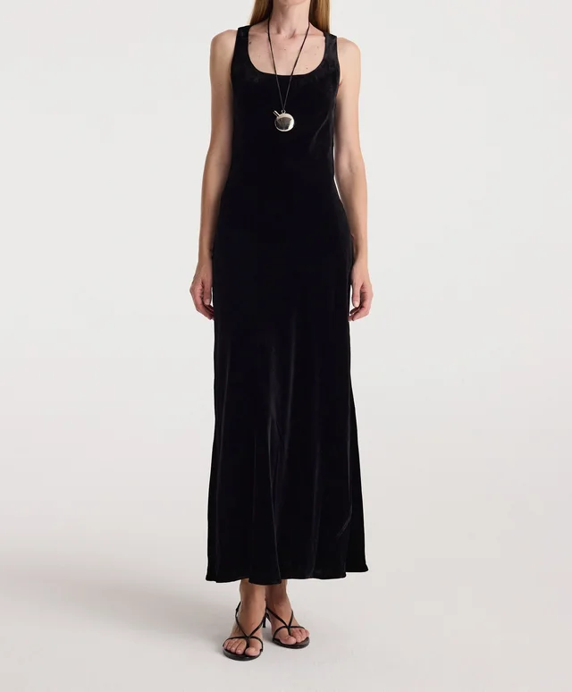 Róhe velvet bias-cut dress, photo 2 of 5 from SENSER
