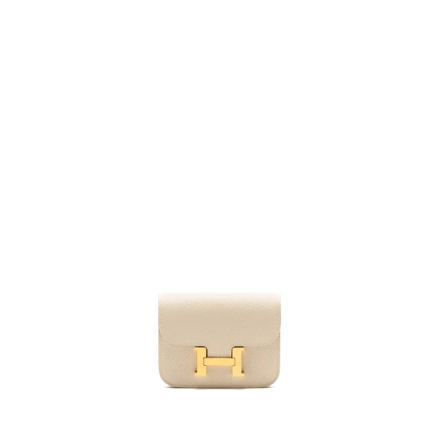 Hermès Constance Slim Epsom Nata GHW Stamp B in Epsom leather from EMIER