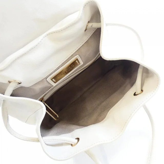 Jimmy Choo Rucksack backpack in WHITE / SILVER metal fittings leather from KOMEHYO, photo 5 of 9