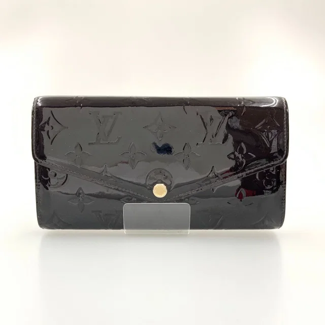 Louis Vuitton Monogram Vernis Portefeuille Sarah Bifold Wallet Purple in Purple from The Reluxe