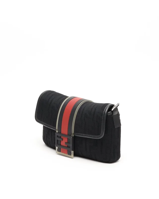 Fendi Zucca Baguette Bum/Crossbody Bag in Canvas from A Retro Tale, photo 2 of 13