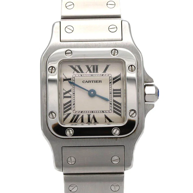 Cartier Santos Galbee SM Stainless Steel Watch from LuxUness