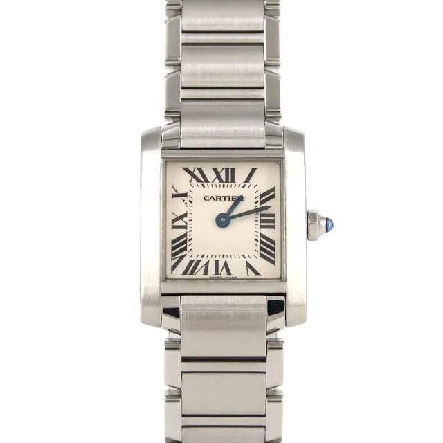 Cartier Tank Francaise SM Quartz Watch from The Reluxe