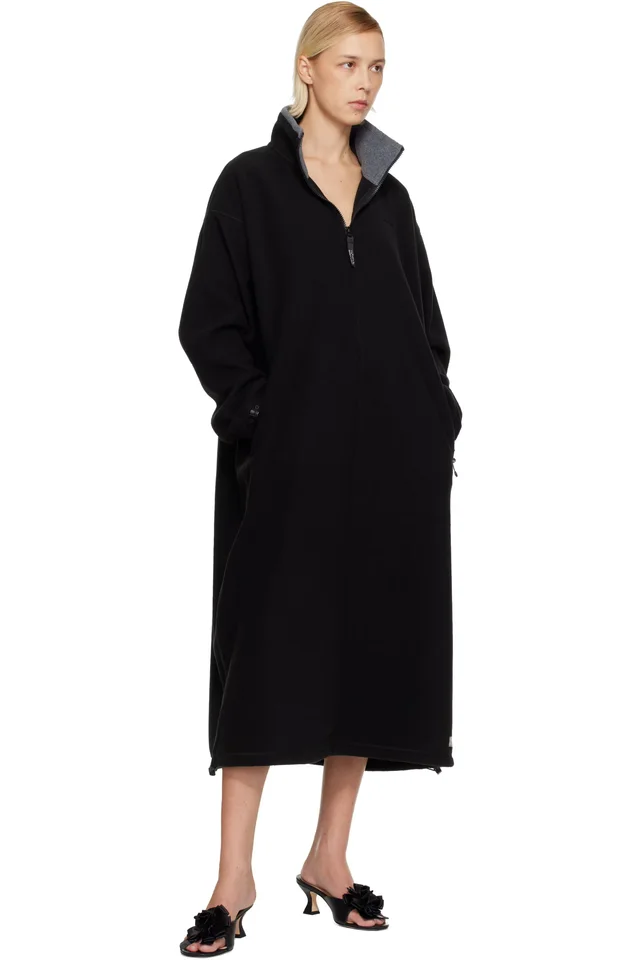 Sandy Liang Black Sloane Maxi Dress, photo 4 of 4 from SSENSE