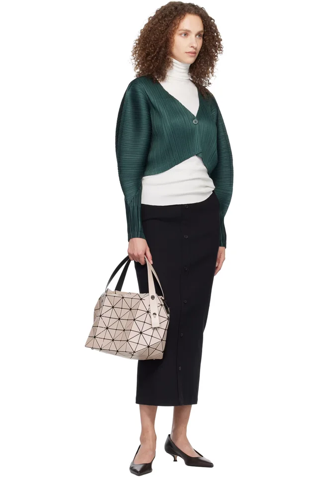 BAO BAO ISSEY MIYAKE Beige Boston Hand Bag, photo 4 of 4 from SSENSE