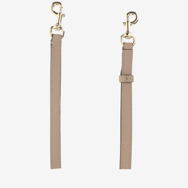 Valentino Garavani Leather With Adjustable Straps Shoulder Bag — Beige in Beige Leather from HEWI