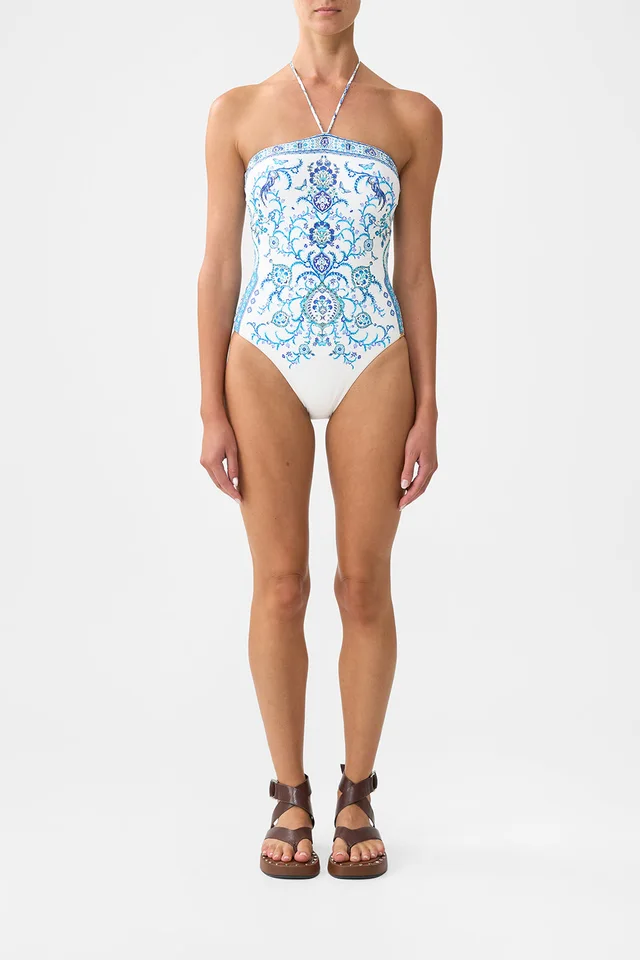 Camilla eBoutique BANDEAU ONE PIECE WITH HALTER TIE ISNIK LULLABY from CAMILLA, photo 1 of 1