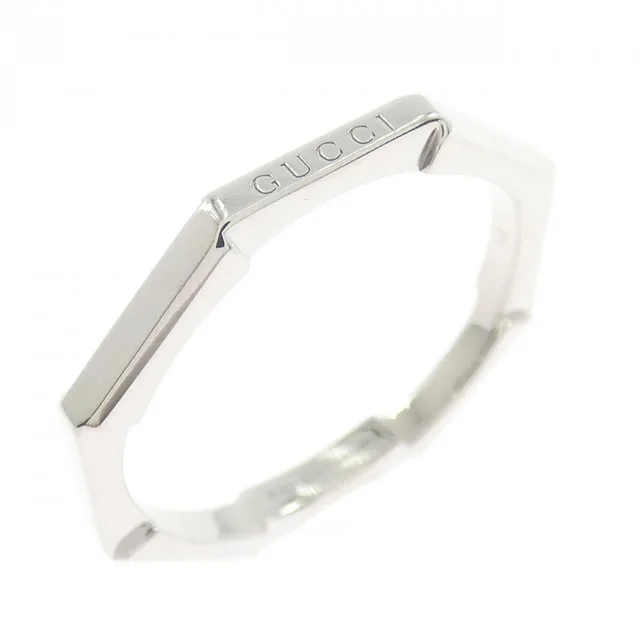 Gucci mirror ring in 750 white gold from KOMEHYO