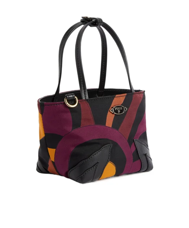 Emilio Pucci Silk Twill Palio Bag, photo 2 of 5 from SENSER