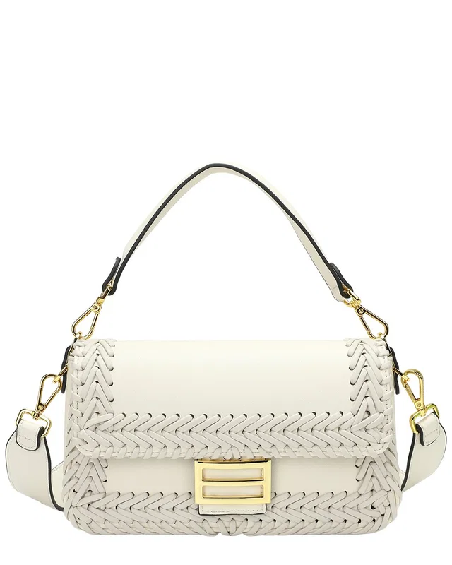 Tiffany & Fred Paris Italian Leather Hand-Woven Shoulder Bag, image 1 of 1 from Rue La La