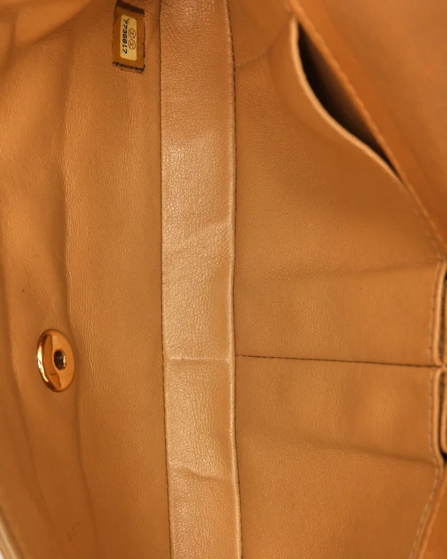 Chanel East West Chocolate Bar Flap Bag in Brown Leather from A Retro Tale, photo 10 of 11