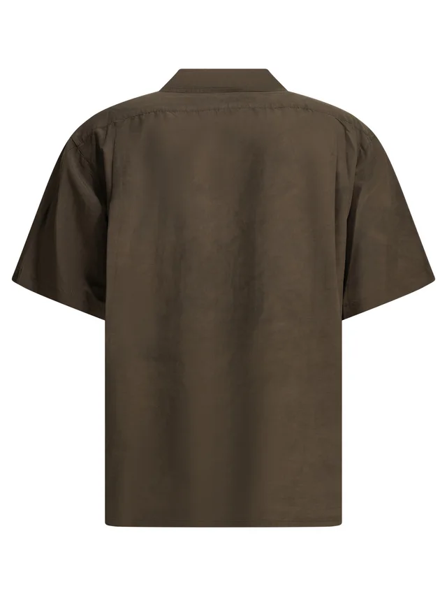 A.PRESSE Natural Dyed Camp Collar Shirt, photo 2 of 4 from SENSER