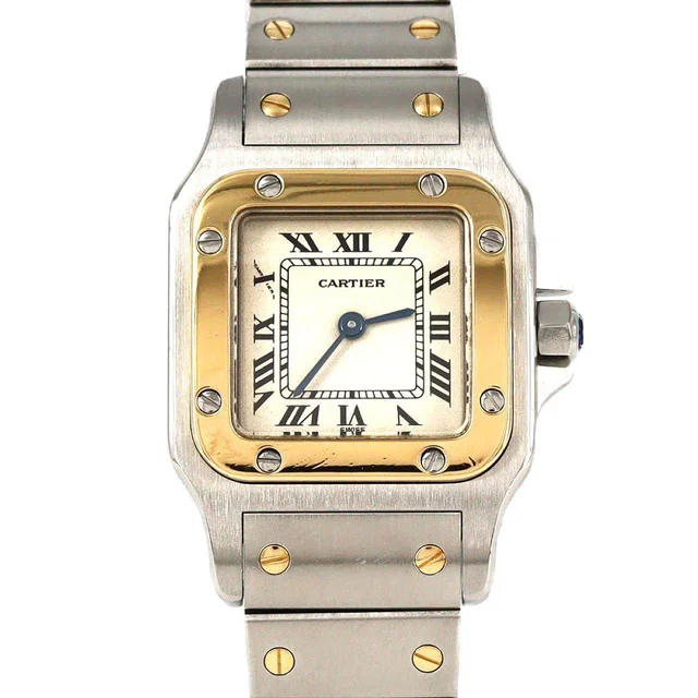 Cartier Santos Galbee Au750 Quartz from LuxUness
