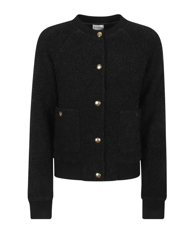 Zip-Up Padded Cardigan