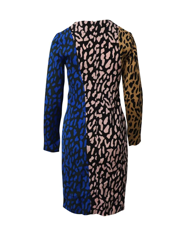 Diane von Furstenberg Belmont Shift Dress in Multicolor Silk, photo 3 of 6 from ShopSimon