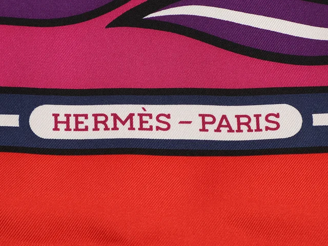 Hermès Exceptional Kantha Double Sens Eperon D’Or and Quadrige Silk Shawl 140cm in Silk from Ann's Fabulous Finds, photo 2 of 10