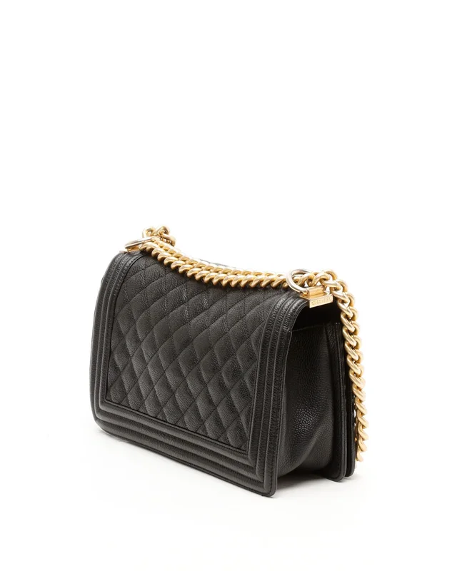 Chanel Caviar Medium Boy Bag in Caviar leather from A Retro Tale, photo 3 of 8