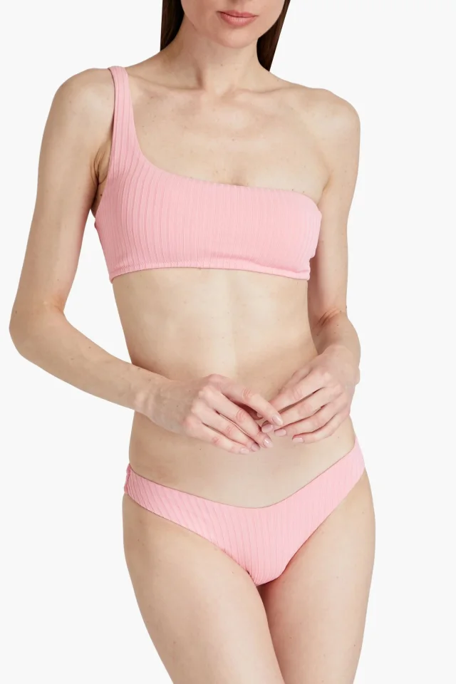 Melissa Odabash Ribbed Low-Rise Bikini Briefs, photo 2 of 4 from THE OUTNET