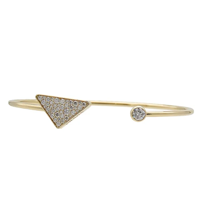 Prada Eternal Gold Bangle Yellow 18K Diamond Bracelet in Yellow from The Reluxe