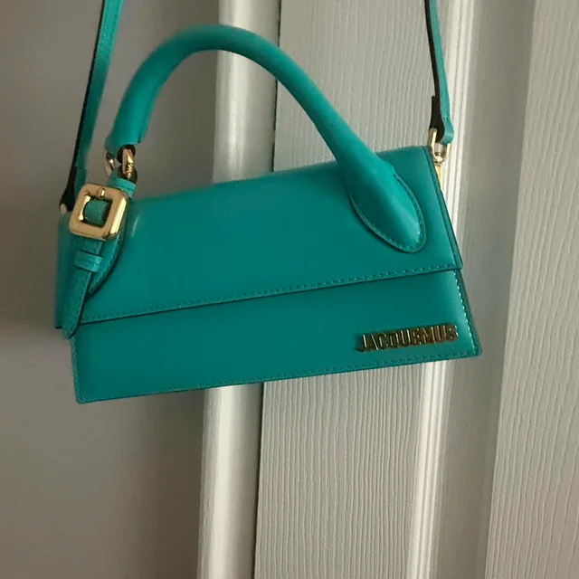 Jacquemus Women's Bag - Blue/Green in green|blue from Depop, photo 1 of 1
