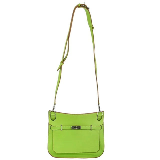 Hermès Apple Green Swift Jypsiere 28 Shoulder Bag in Green Swift leather from AMORE Vintage Tokyo