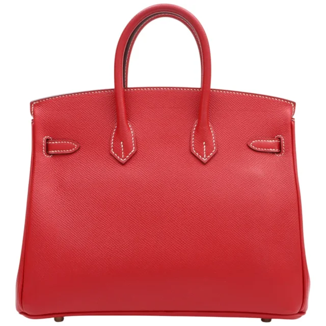 Hermès 2012年製 キャンディバーキン25 ルージュガランス/ブルータラサ from VINTAGE QOO TOKYO, photo 2 of 9