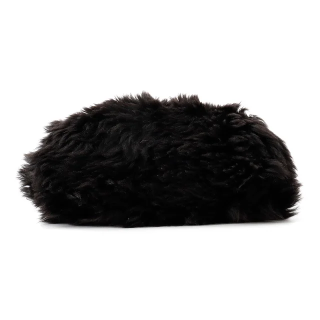 Bottega Veneta The ChainPouch Shoulder Bag Black Shearling in Black from GALLERY RARE, photo 3 of 3