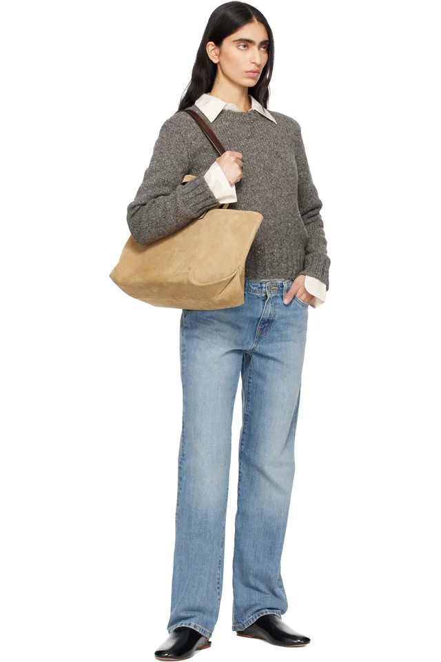 A.P.C. Beige 'Le Drummer' Tote, photo 4 of 4 from SSENSE