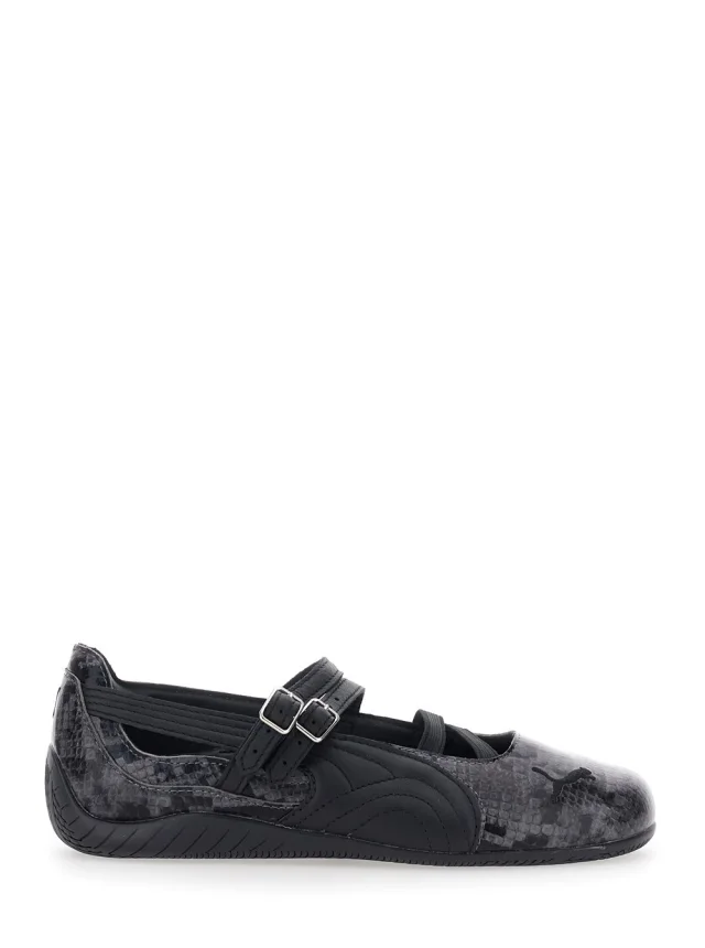 Puma Ballet shoes 'SPEEDCAT' Gray with Snake Print in Leather Women in Grey from Gaudenzi Boutique, photo 1 of 1