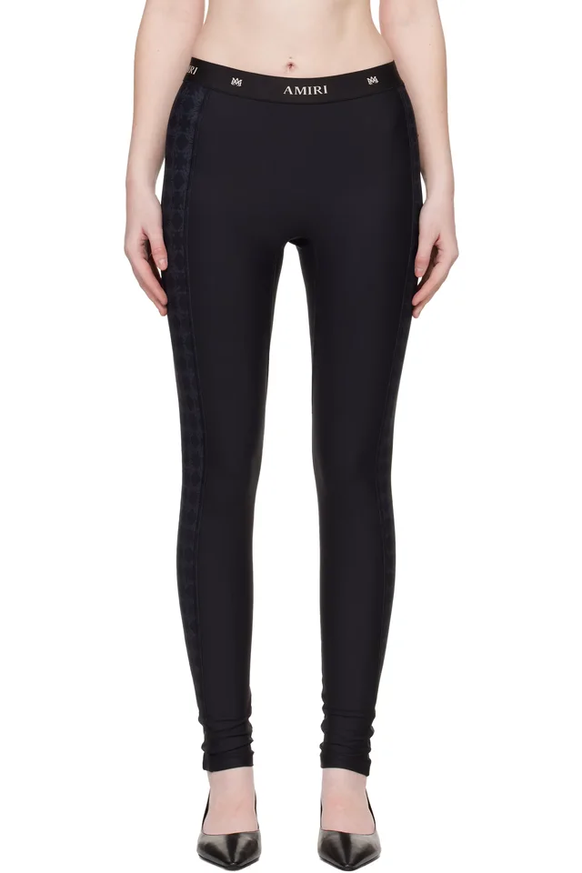 AMIRI Black MA Quad Leggings, photo 5 of 5 from SSENSE