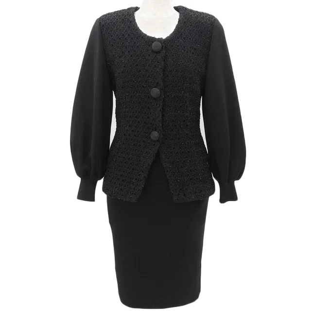 Dior Lame Design Set-up, Black in Black Nylon from VINTAGE QOO TOKYO
