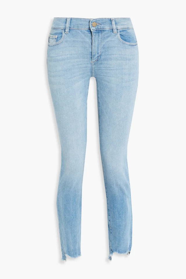 Dl1961 Florence Mid-Rise Cropped Skinny Jeans in Blue from THE OUTNET, photo 1 of 1