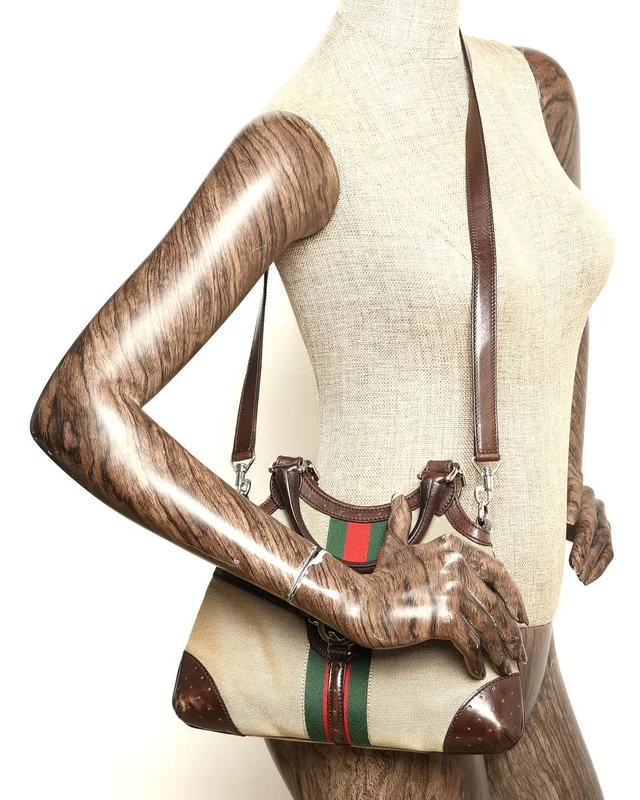 Gucci GG Reins Bag in Canvas from A Retro Tale, photo 10 of 10