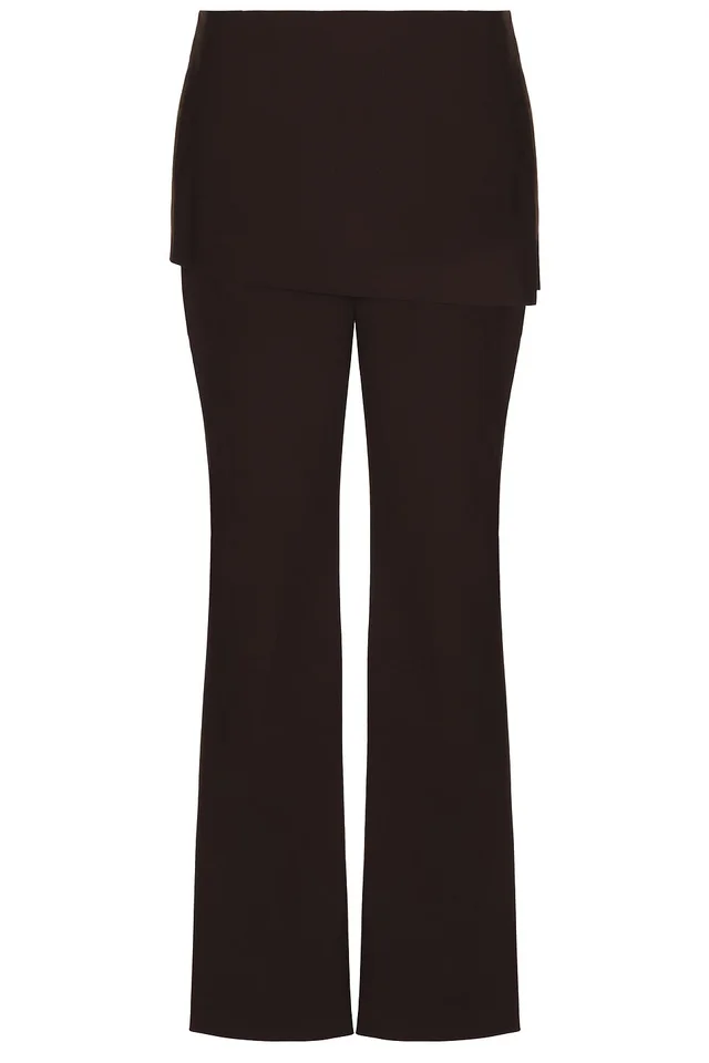 EAVES Dana Apron Pant in Espresso, photo 7 of 7 from REVOLVE (Canada)