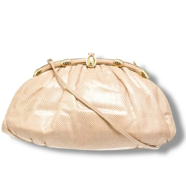 Judith Leiber Vintage Leather Scarab Beetle Shoulder Bag in gold Leather from Poshmark