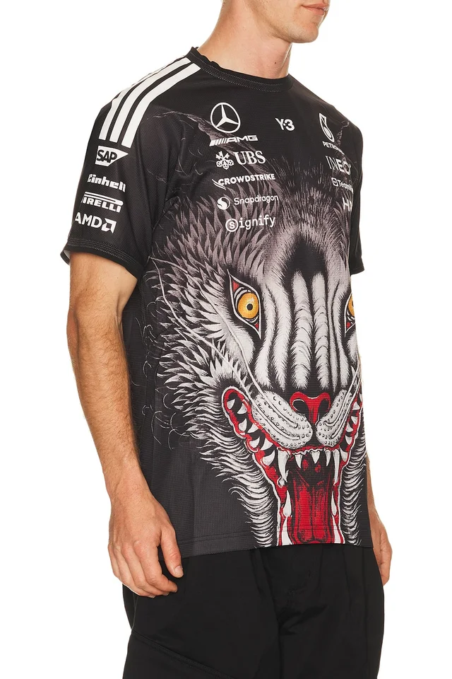 Y-3 x F1 Drvr Jersey in Black, photo 2 of 6 from REVOLVE (Canada)