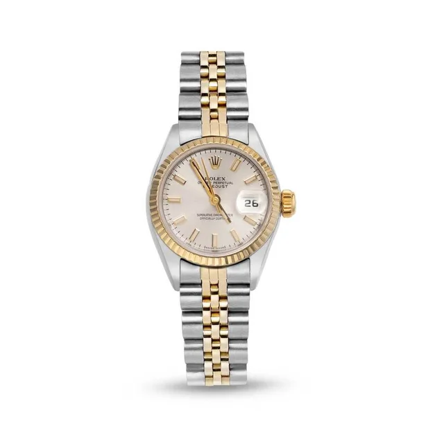 Rolex Datejust Automatic Chronometer Ladies Watch 179173 in silver|yellow|gold|gray|neutral|white from Jomashop.com
